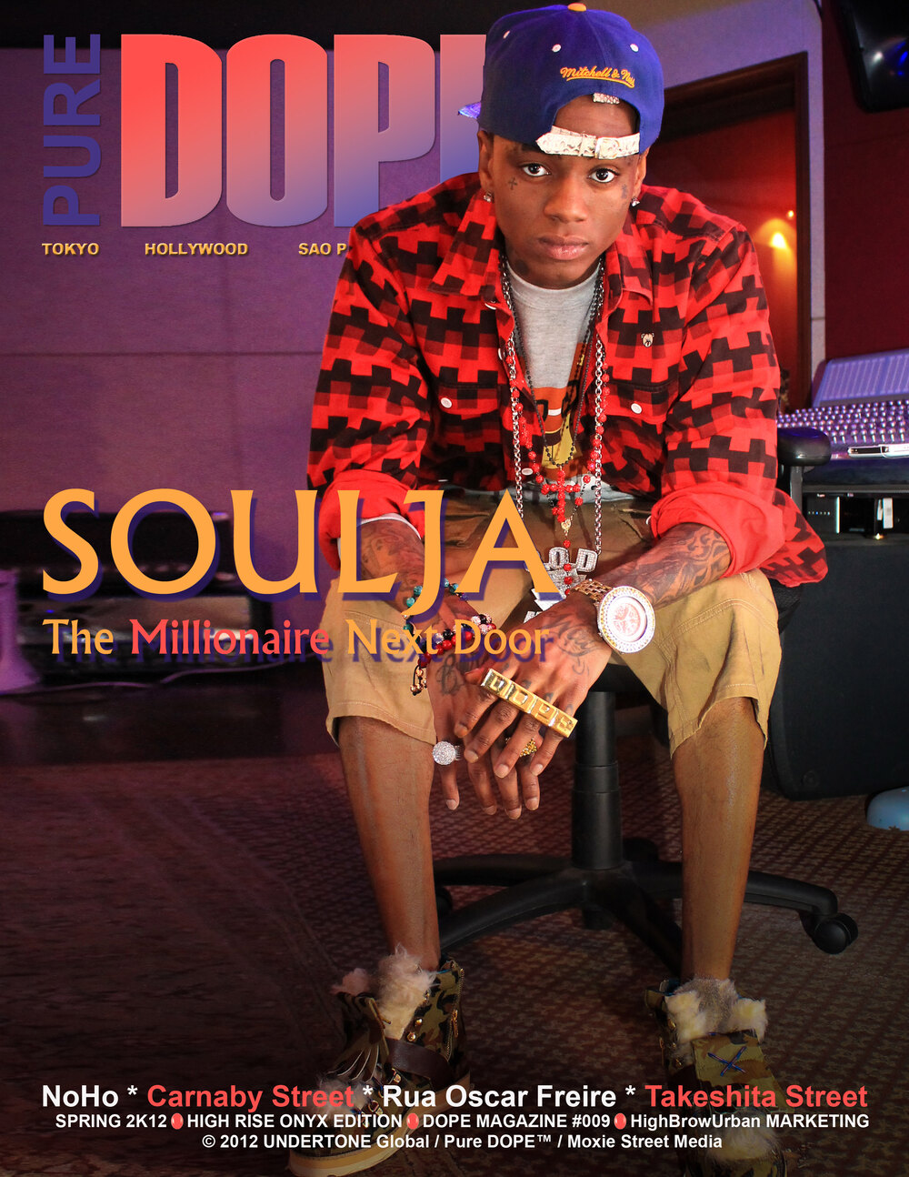 Soulja Boy on the cover of DOPE Magazine, Issue 009 · High Rise Onyx Edition, 2012